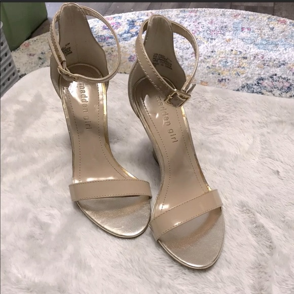 Madden Girl Heels With Ankle Strap Size 5.5 - Picture 1 of 8
